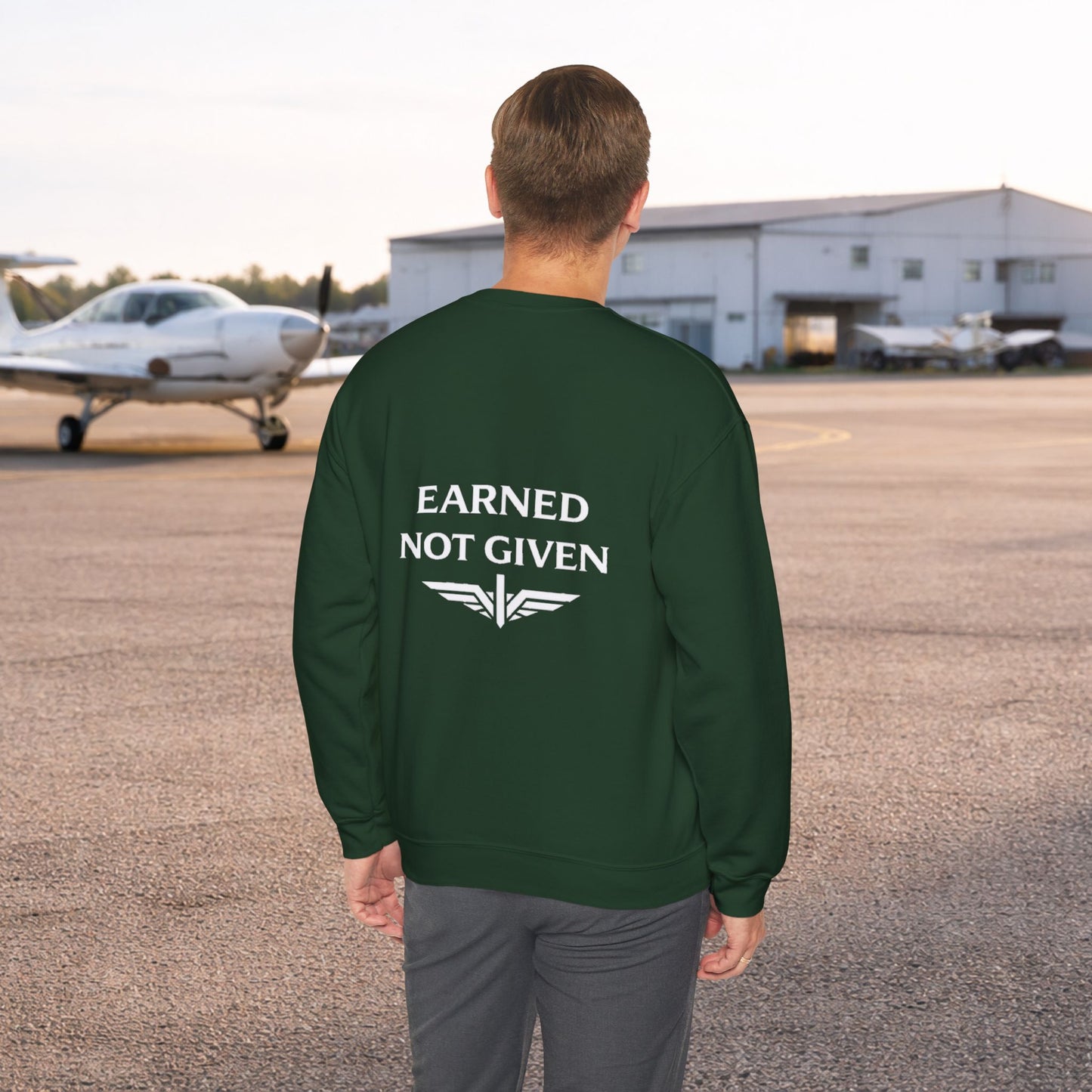 Crewneck Forest Green